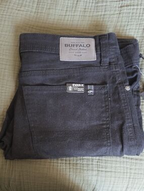 Buffalo David Bitton Black Evan-X Stretch Denim